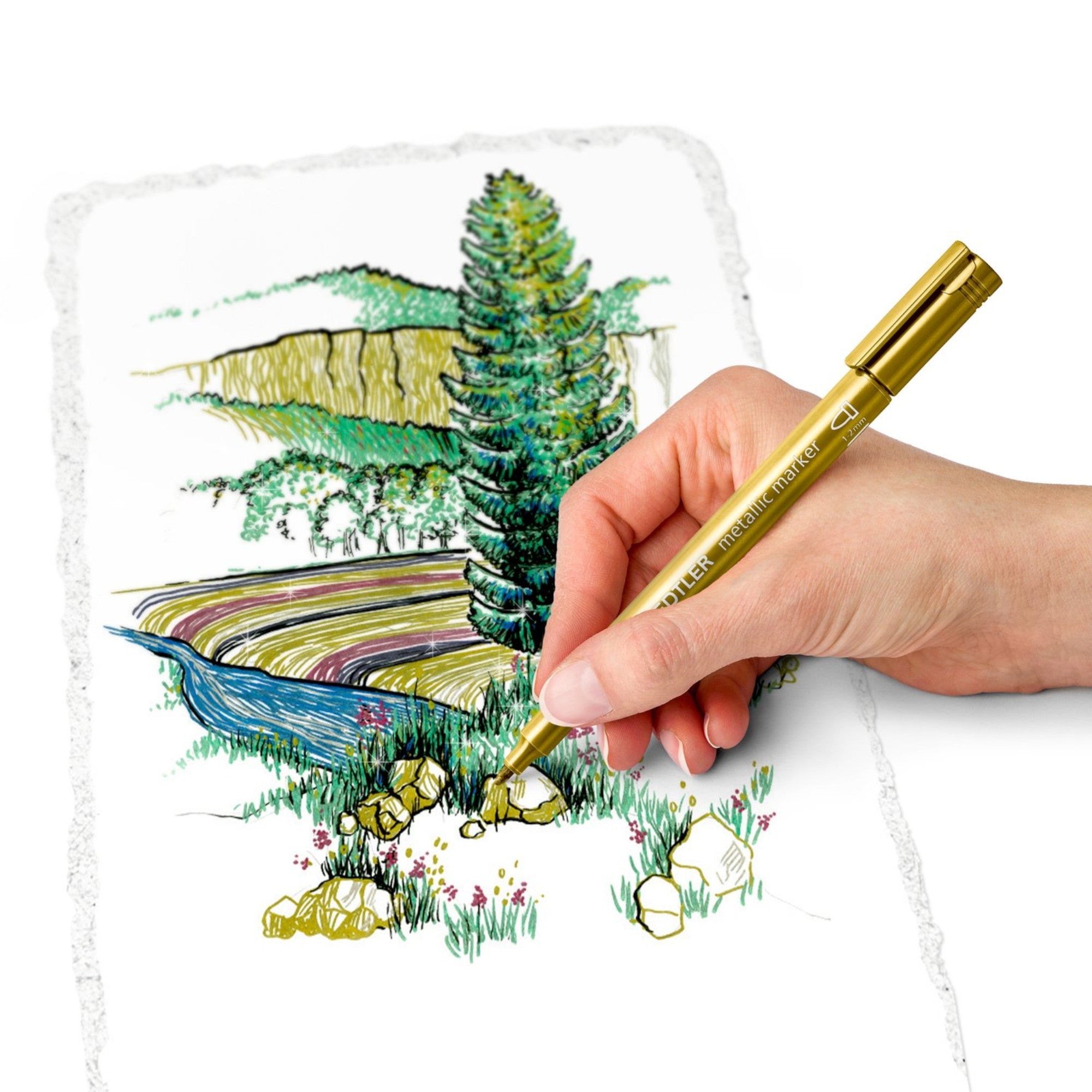 Staedtler White Pen - Loose for Highlighting & Art Detailing